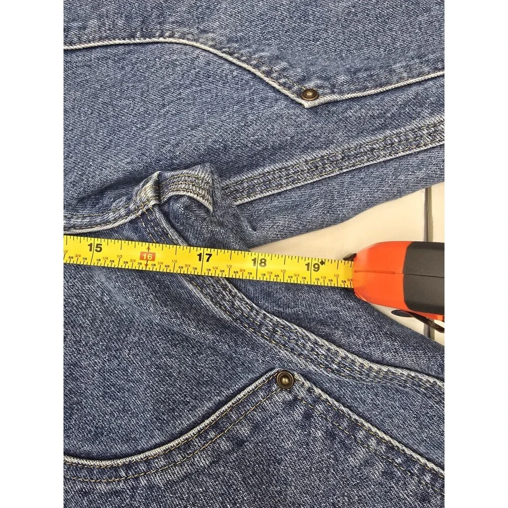Carhartt Original Dungaree Fit Mens Carpenter Jeans Blue Denim Medium Wash 44x34